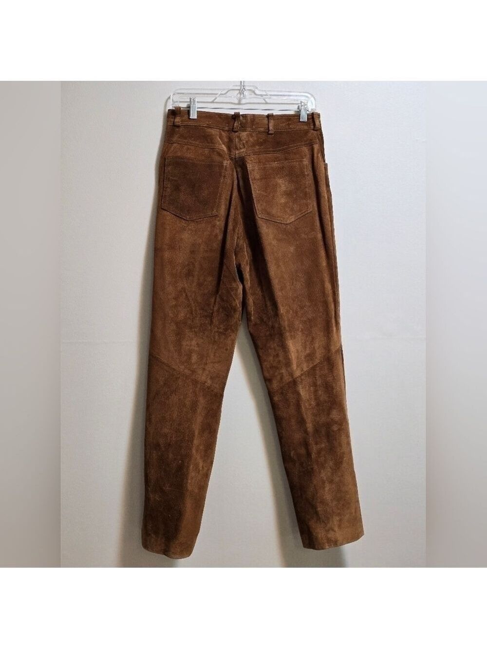 Vintage Danier genuine suede leather pants color camel size 10 - Picture 4 of 10